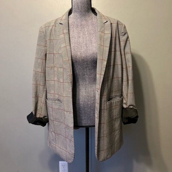 A New Day Women’s Plaid Blazer Size XL - Picture 4 of 7